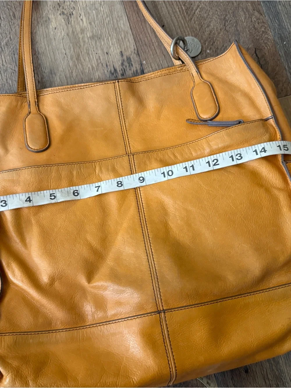 HOBO Cognac Leather Tote Bag